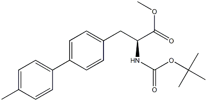 N-(tert-Butoxycarbonyl)-4-(4-methylphenyl)-L-phenylalanine methyl ester 结构式