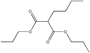 Pentane-1,1-dicarboxylic acid dipropyl ester 结构式