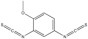 4-Methoxy-m-phenylenediisothiocyanate 结构式
