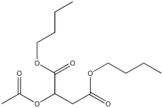 2-Acetyloxybutanedioic acid dibutyl ester 结构式