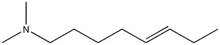 N,N-Dimethyl-5-octen-1-amine 结构式