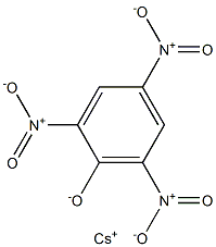Cesium 2,4,6-trinitrophenolate 结构式
