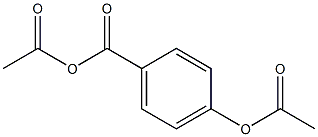 p-Acetoxybenzoic acid acetic anhydride 结构式