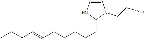 1-(2-Aminoethyl)-2-(6-decenyl)-4-imidazoline 结构式