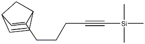 2-[5-(Trimethylsilyl)-4-pentynyl]bicyclo[2.2.1]hepta-2,5-diene 结构式