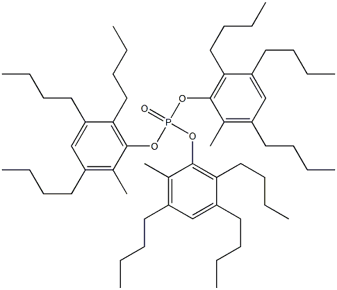 Phosphoric acid tris(2-methyl-3,5,6-tributylphenyl) ester 结构式