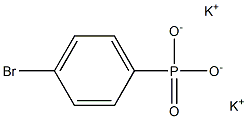 4-Bromophenylphosphonic acid dipotassium salt 结构式