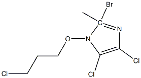 2-Bromo-4,5-dichloro 1-(3-chloropropoxy)methyl-1H-imidazole 结构式