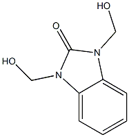 1,3-Bis(hydroxymethyl)-1H-benzimidazol-2(3H)-one 结构式