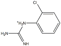 1-[2-Chlorophenyl]guanidinium 结构式