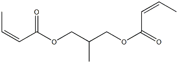 Bisisocrotonic acid 2-methyl-1,3-propanediyl ester 结构式