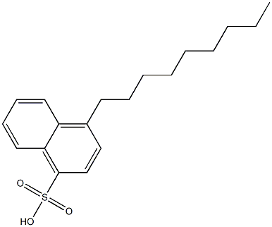 4-Nonyl-1-naphthalenesulfonic acid 结构式