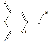 6-Sodiooxy-2,4(1H,3H)-pyrimidinedione 结构式