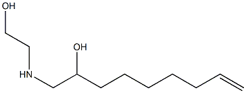 1-[(2-Hydroxyethyl)amino]-8-nonen-2-ol 结构式