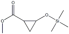 2-(Trimethylsiloxy)cyclopropanecarboxylic acid methyl ester 结构式