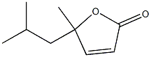 5-Methyl-5-(2-methylpropyl)furan-2(5H)-one 结构式