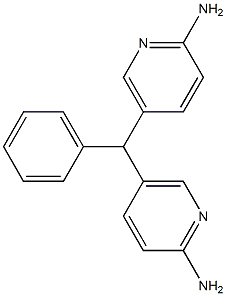 5,5'-Benzylidenebis(pyridin-2-amine) 结构式