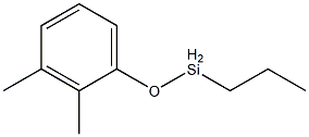 (2,3-Dimethylphenoxy)propylsilane 结构式