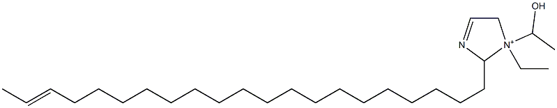 1-Ethyl-2-(19-henicosenyl)-1-(1-hydroxyethyl)-3-imidazoline-1-ium 结构式