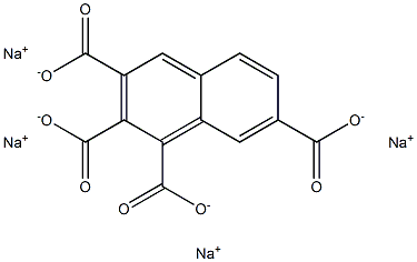 1,2,3,7-Naphthalenetetracarboxylic acid tetrasodium salt 结构式