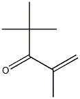 Isopropenyl tert-butyl ketone 结构式