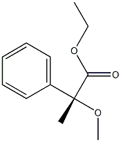 [R,(+)]-2-Methoxy-2-phenylpropionic acid ethyl ester 结构式