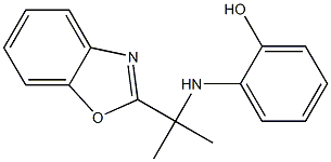 2-[1-(2-Hydroxyphenylamino)-1-methylethyl]benzoxazole 结构式