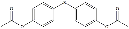 Bis(4-acetyloxyphenyl) sulfide 结构式