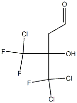 3-(Chlorodifluoromethyl)-4,4-dichloro-4-fluoro-3-hydroxybutyraldehyde 结构式