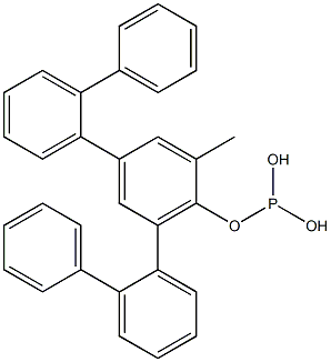 Phosphorous acid di(2-biphenylyl)o-tolyl ester 结构式