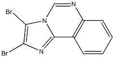 2,3-Dibromoimidazo[1,2-c]quinazoline 结构式