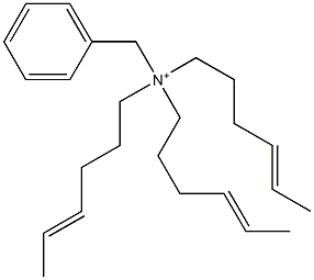 Tri(4-hexenyl)benzylaminium 结构式