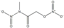 Nitric acid N-methyl-N-nitrocarbamoylmethyl ester 结构式