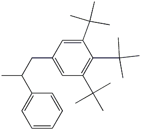 1-(3,4,5-Tri-tert-butylphenyl)-2-phenylpropane 结构式