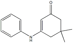 1-(Phenylamino)-5,5-dimethyl-1-cyclohexene-3-one 结构式