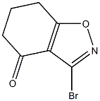 3-Bromo-4,5,6,7-tetrahydro-1,2-benzisoxazol-4-one 结构式