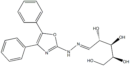 L-Arabinose (4,5-diphenyloxazol-2-yl)hydrazone 结构式