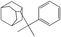 2-(1-Methyl-1-phenylethyl)adamantane 结构式