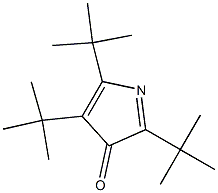 2,4,5-Tri-tert-butyl-3H-pyrrol-3-one 结构式
