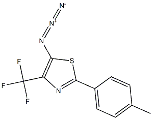 4-(Trifluoromethyl)-2-(4-methylphenyl)-5-azidothiazole 结构式