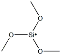 Trimethoxysilyl radical 结构式