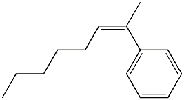 2-Phenyl-2-octene 结构式