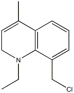 1-Ethyl-4-methyl-8-chloromethyl-1,2-dihydroquinoline 结构式