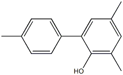 4,6-Dimethyl-2-(4-methylphenyl)phenol 结构式