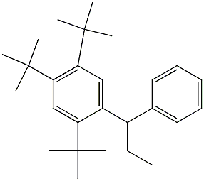 1-(2,4,5-Tri-tert-butylphenyl)-1-phenylpropane 结构式