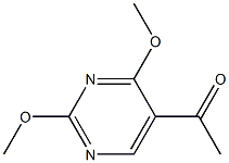 2,4-Dimethoxy-5-(methylcarbonyl)pyrimidine 结构式