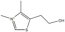 5-(2-Hydroxyethyl)-3,4-dimethylthiazolium 结构式