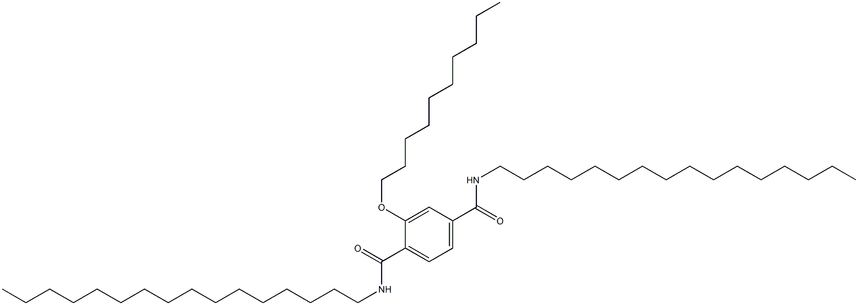 2-(Decyloxy)-N,N'-dihexadecylterephthalamide 结构式