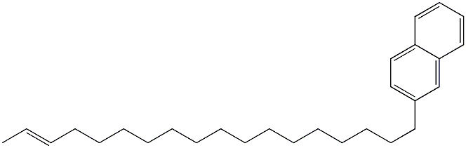 2-(16-Octadecenyl)naphthalene 结构式