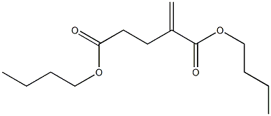 2-Methyleneglutaric acid dibutyl ester 结构式